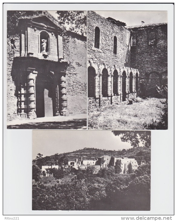 83 - COLLOBRIERES - Chartreuse De La Verne - Lot 3 - VUE GENERALE / Porte D´entrée / Petit Cloître - - Collobrieres