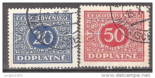 CZECHOSLOVAKIA  #    STAMPS FROM YEAR 1928 " STANLEY GIBBONS D287 D290" - Timbres-taxe