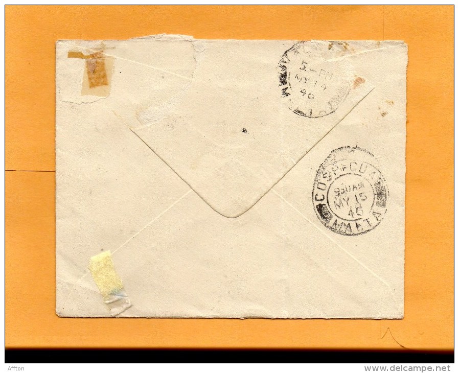 Ireland Old Cover Mailed To Malta - Lettres & Documents