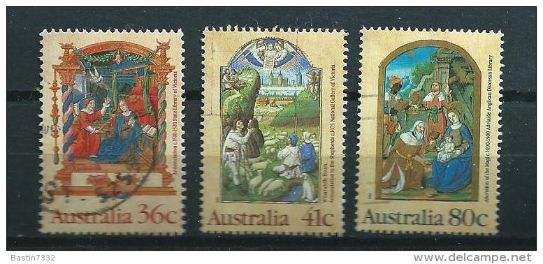 1989 Australia Complete Set Christmas,kerst,noël,weihnachten Used/gebruikt/oblitere - Usados