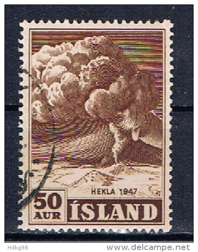 IS+ Island 1948 Mi 250 Hekla - Oblitérés