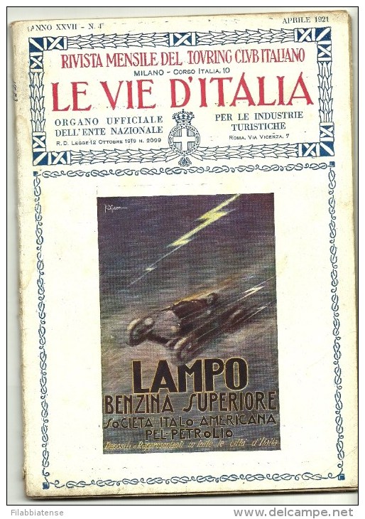 1921 - Rivista Mensile T.C.I., - Motori