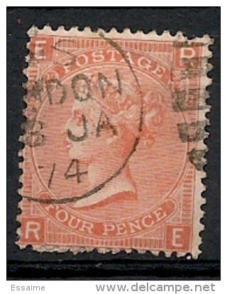 Grande-Bretagne. 1865.   N° 32. Oblit. Défaut De Dentelure - Unclassified