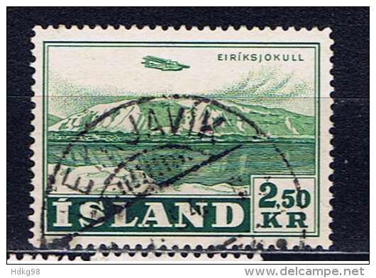 IS Island 1952 Mi 279 Eiriksjökull - Oblitérés