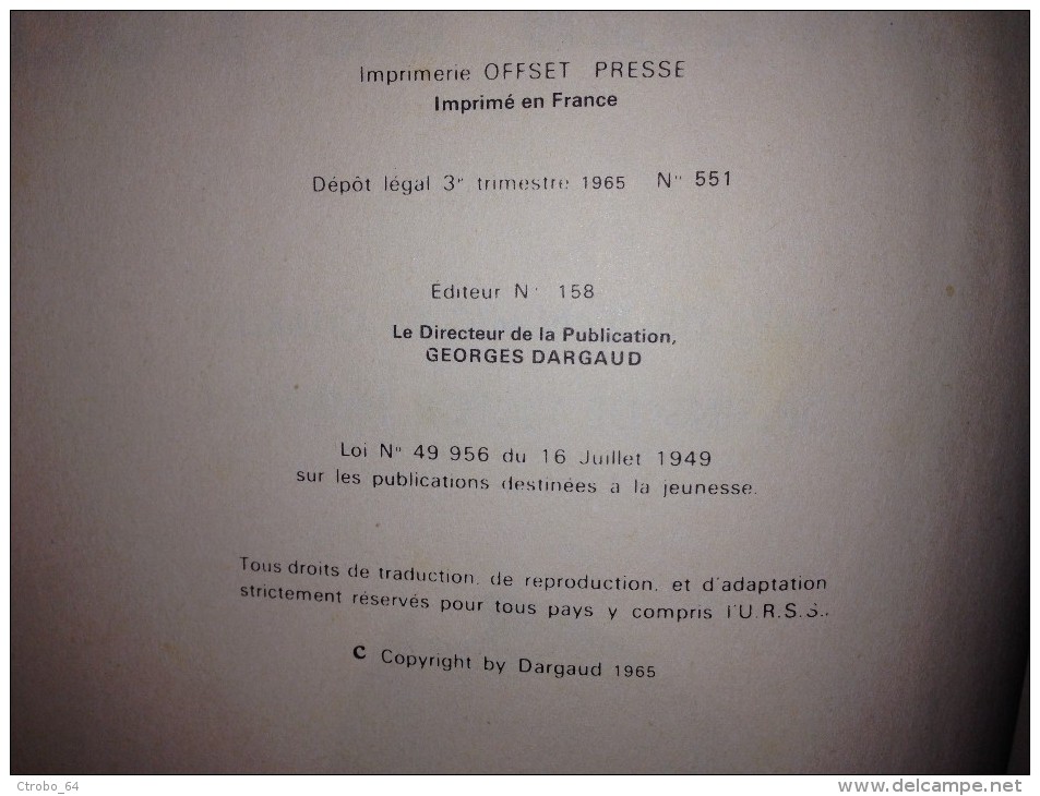 BARBE ROUGE-Les révoltés de l'océane-Edition originale Française 1965