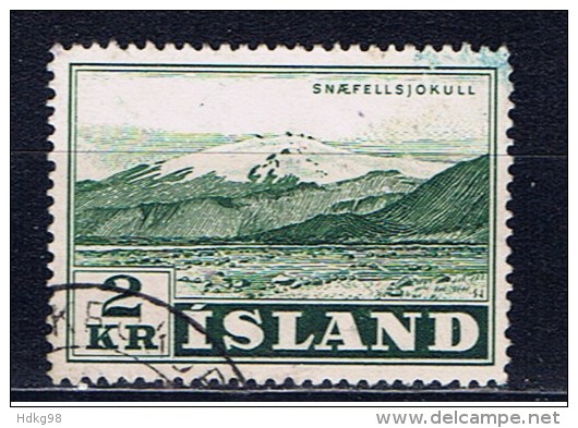 IS+ Island 1957 Mi 316 Snaefellsjökull - Used Stamps