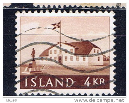 IS+ Island 1958 Mi 330 Regierungsgebäude - Oblitérés