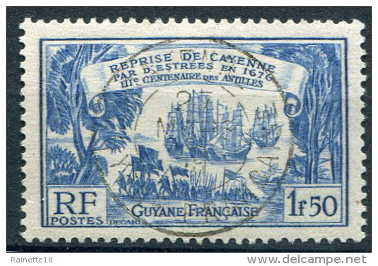 Guyane                          139  Oblitéré    Tri-centenaire Des Antilles - Usados