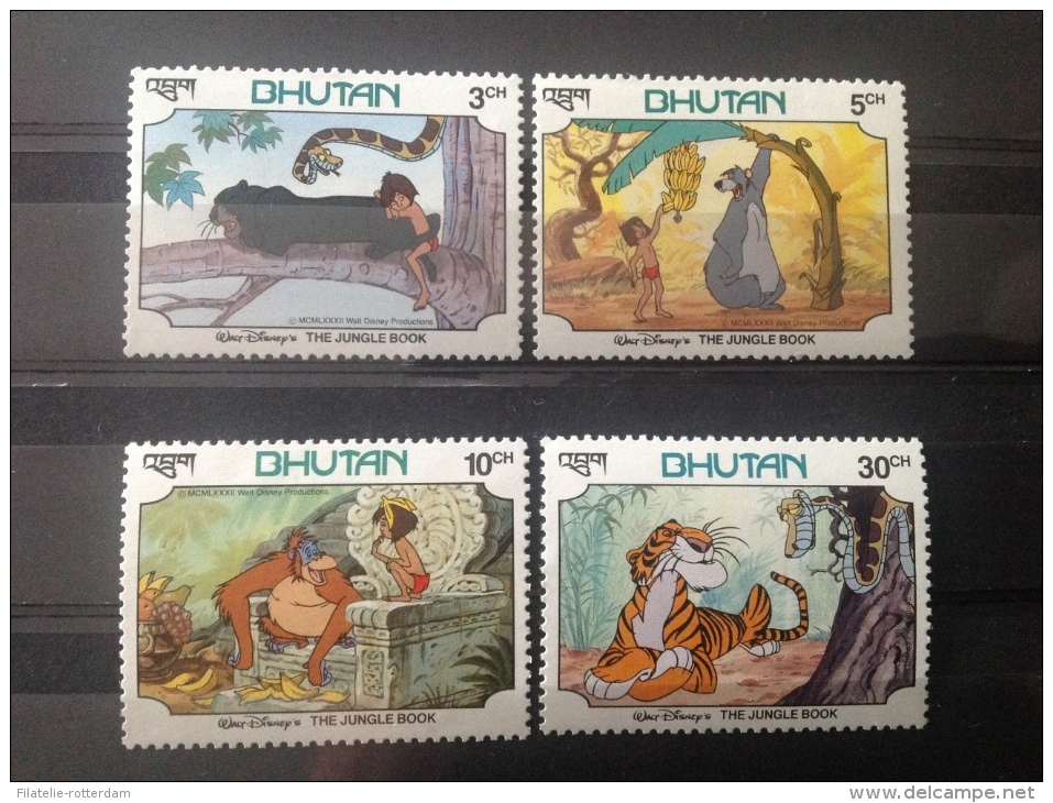 Bhutan - Postfris / MNH Serie Disney Jungle Book 1982 - Bhutan