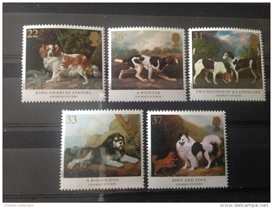 Groot-Brittanië - Postfris / MNH Complete Serie Schilderijen Van Honden 1991 - Unused Stamps