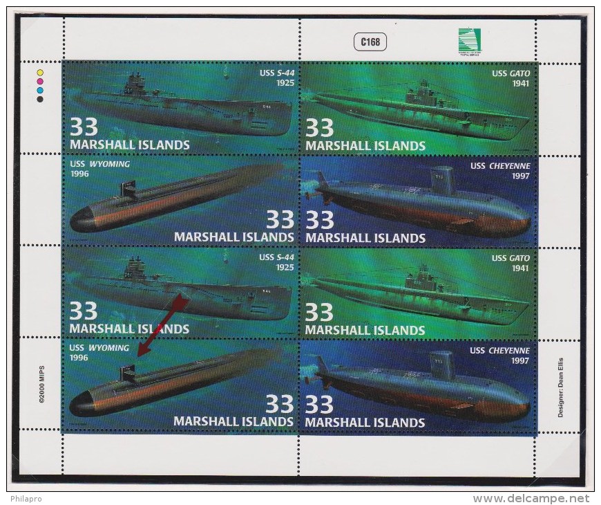 MARSHALL ISLANDS  BATEAUX SOUS-MARINS /SUBMARINES** MNH Réf 5524 GF - Submarines