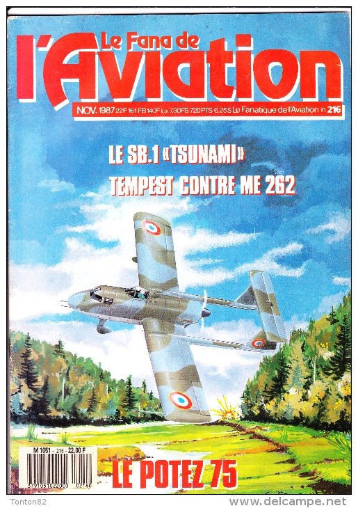 Le Fana De L´ Aviation - N° 216 - ( Novembre 1987 ) . - Avión