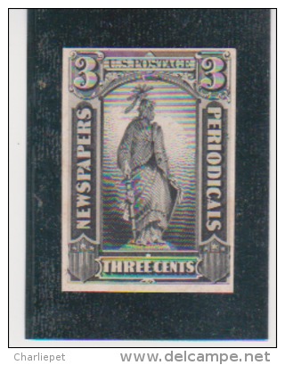 US United States Scott # PR-10P4 On Card Newspapers Periodicals MNH  Catalogue $12.00 - Ensayos, Reimpresiones & Espécimenes