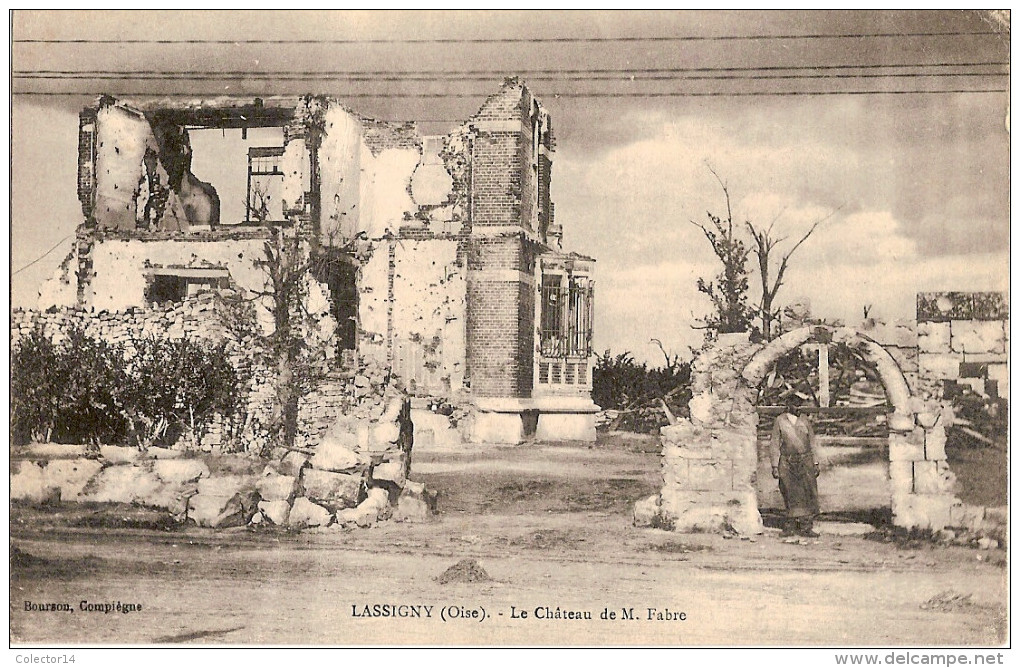 60  LASSIGNY   CHATEAU DE M. FAVRE - Lassigny