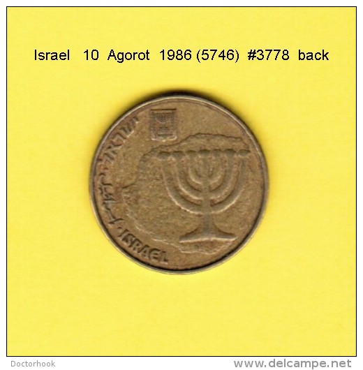 ISRAEL    10  AGOROT  1986  (YR. 5746) (KM # 158) - Israel