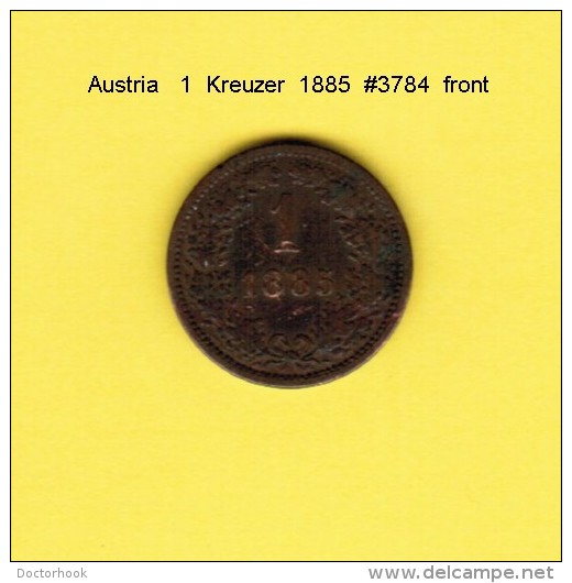 AUSTRIA   1  KREUZER  1885 (KM # 2187) - Austria