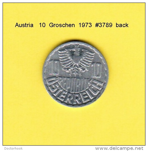AUSTRIA   10  GROSCHEN  1973  (KM # 2878) - Austria
