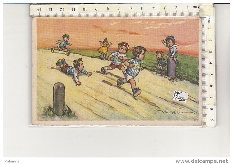 PO3728C#  BAMBINI - ILLUSTRATORI CASTELLI - SPORT MARATONA  VG 1942 - Castelli