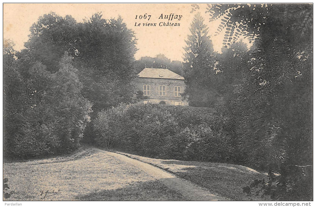 76.  AUFFAY.  LE VIEUX CHÂTEAU. BEAU PLAN. - Auffay