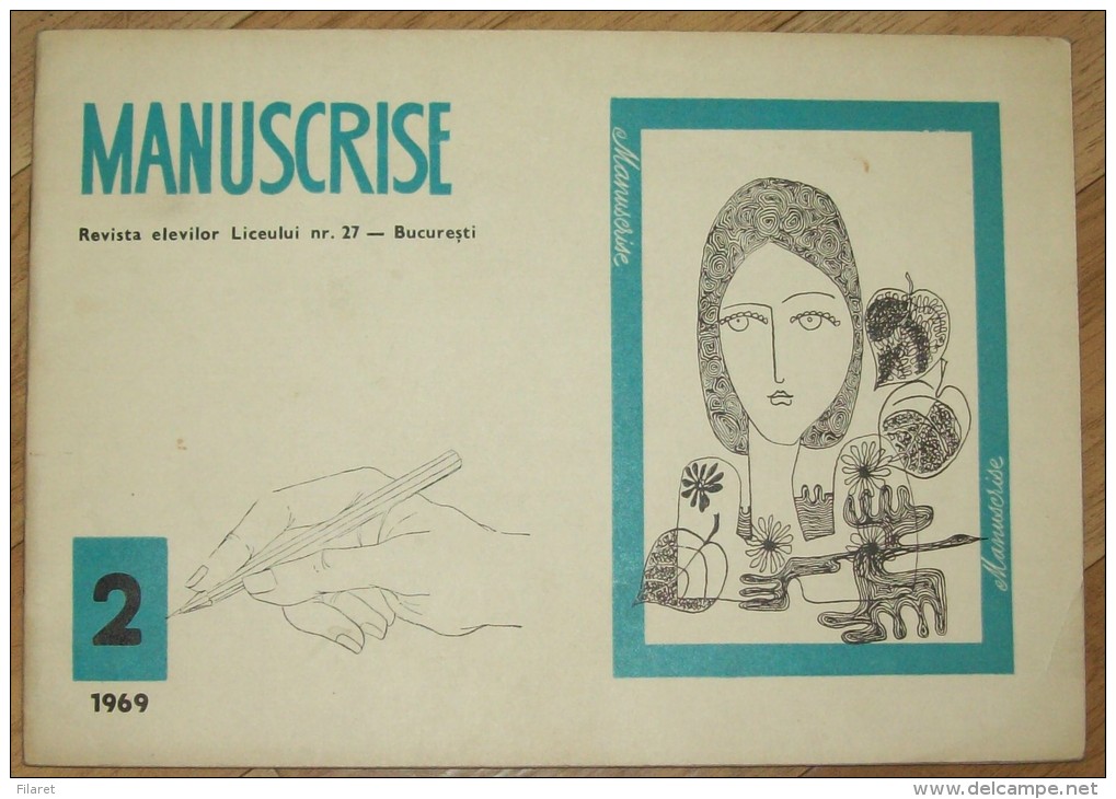 MANUSCRISE,REVISTA ELEVILOR LICEULUI G.CALINESCU-1970 PERIOD - Oude Boeken