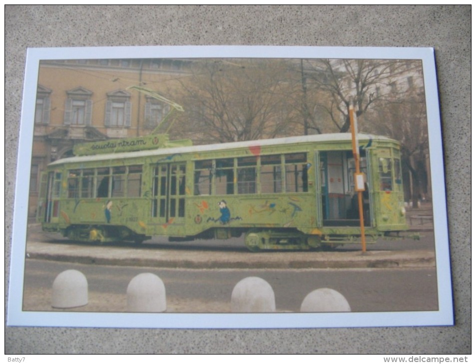 80 ANNI ATM - TRAM FILOBUS AUTOBUS SABBIERA - CARTOLINE NUOVE - Tramways