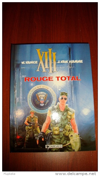 XIII 5 Rouge Total William Vance Jean Van Hamme Dargaud Édition 1998 - XIII