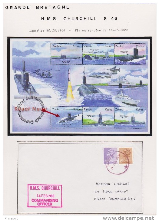 BR.INDIAN OCEAN TERRITORY+ZAMBIA   BATEAUX SOUS-MARINS /SUBMARINE **MNH  Réf 5532 - Sous-marins