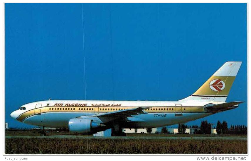 Thème -  Avion - Mary Jayne´s RS 950 - Air Algérie - Airbus A310 203  -  Format 8.5*13.5  Cm - 1946-....: Moderne