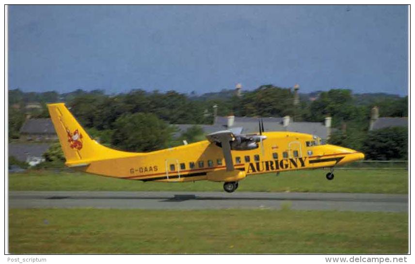 Thème -  Avion - Mary Jayne´s RS 1204 - Aurigny Air Services - Shorts SD 360 100 -  Format 8.5*13.5  Cm - 1946-....: Ere Moderne