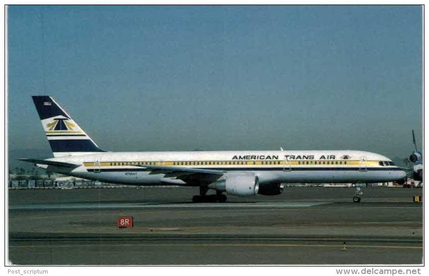 Thème -  Avion - Mary Jayne´s RS 1272 - American Trans Air  - Boeing B 757 208 -  Format 8.5*13.5  Cm - 1946-....: Moderne