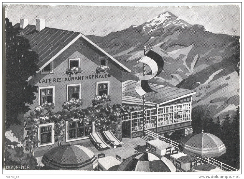 Austria, BAD GASTEIN, Cafe Restaurant, 1955. - Bad Gastein