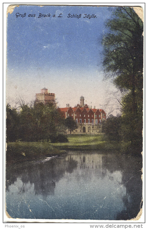 Austria, BRUCK An Der LEITHA, Schloss, Castle, 1917. - Bruck An Der Leitha