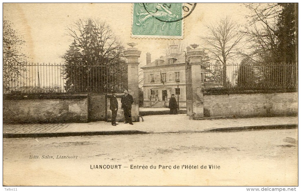 Liancourt - Entrée Du Parc De L´Hotel De Ville - Liancourt