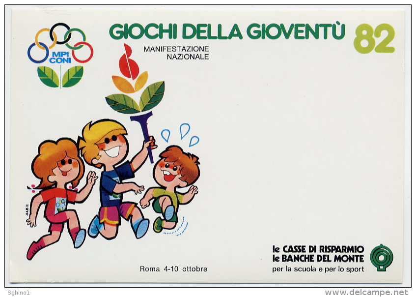 OLIMPICI GIOCHI DELLA GIOVENTÙ ´82 Disegno - Design: ALBE (CATALANI) - Olympische Spelen