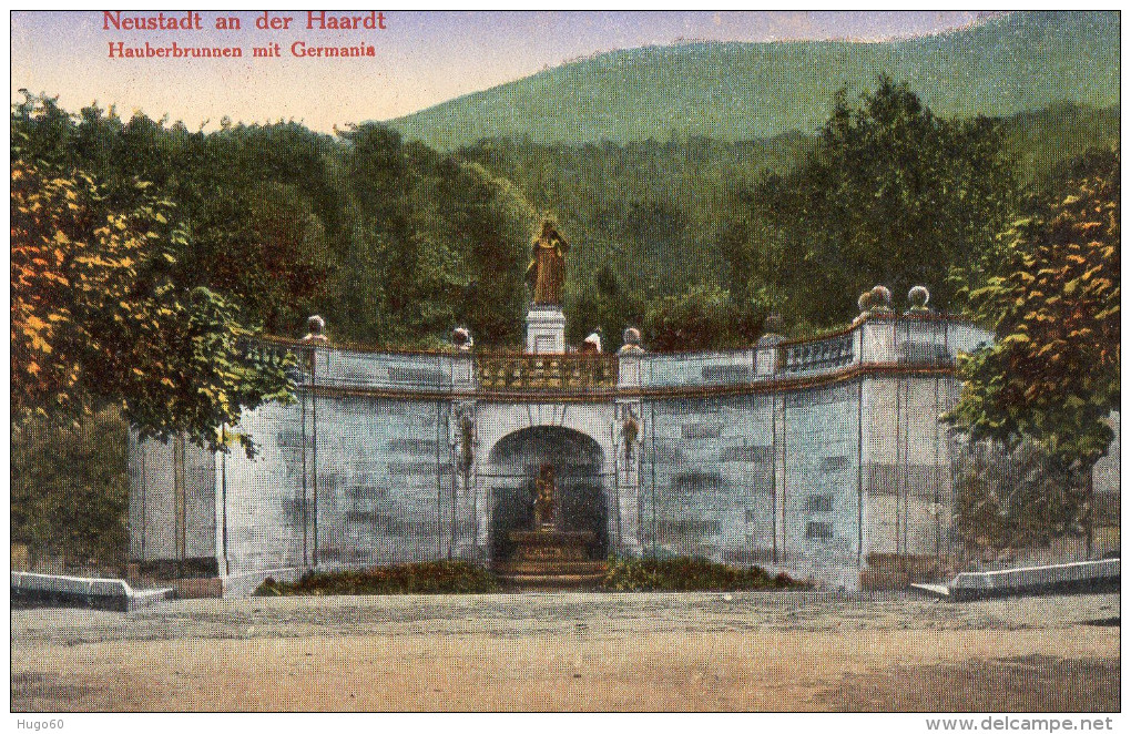 ALLEMAGNE - Neustadt An Der Haardt - Hauberbrunnen Mit Germania - Neustadt (Holstein)