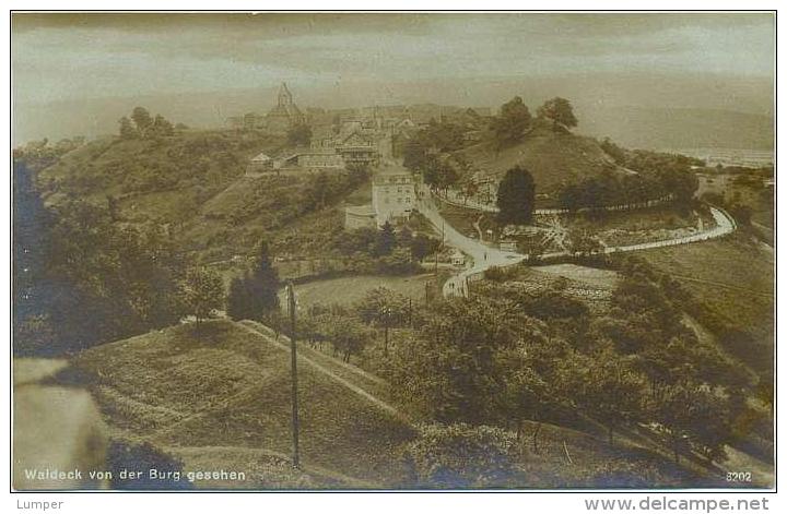 AK Waldeck, Von Der Burg Aus Gesehen, Schöne Alte Ansicht - Waldeck