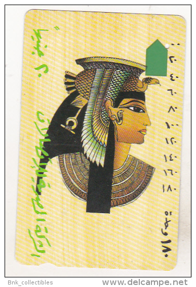 Egypt Old Phonecard - 180 Units - Ancient Art - Egipto