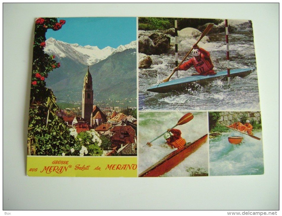 MERANO    SPORTS  REMI  NON   VIAGGIATA COME DA FOTO   CANOA CANOTTAGGIO - Rowing