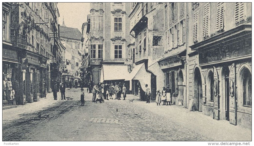 ALTE POSTKARTE STEYR ENGE APOTHEKE STIGLER Oberösterreich Österreich Austria Autriche Cpa Postcard Ansichtskarte AK - Steyr