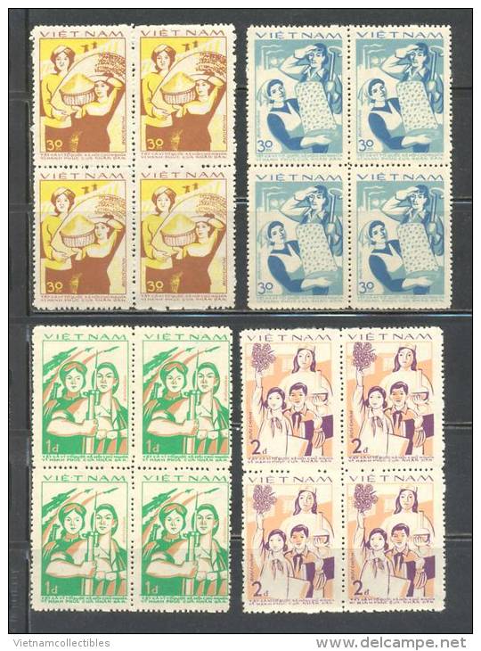 Blocks 4 Of Vietnam Viet Nam MNH Perf Stamps 1982 : All For Socialism (Ms408) - Vietnam