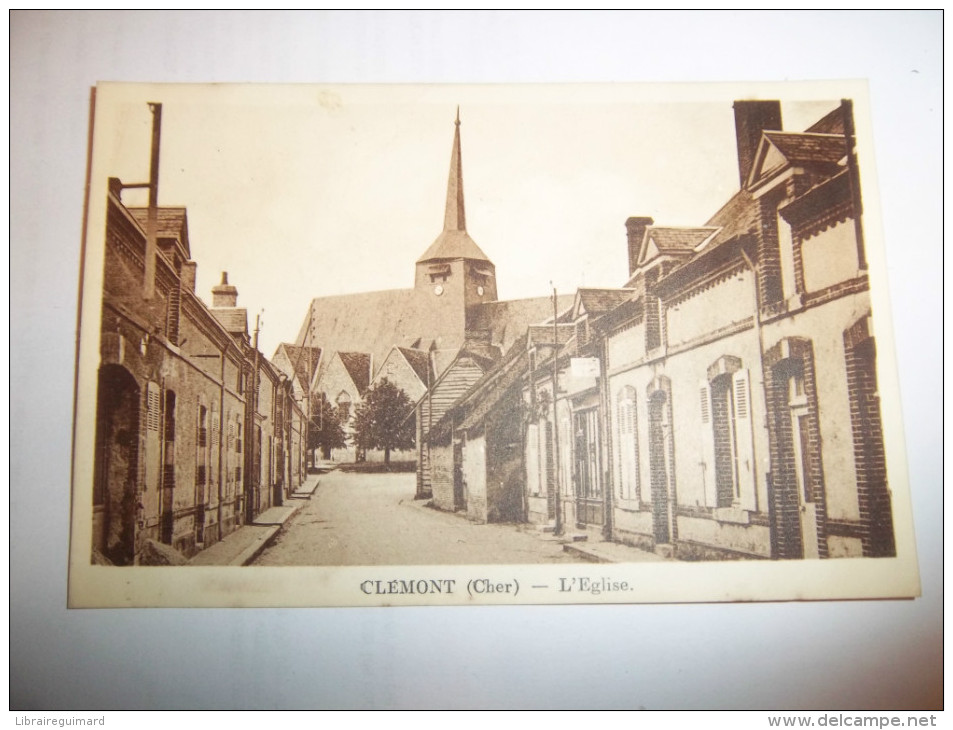 2sij - CPA  - CLEMONT - L´église - [18 ] Cher - Clémont