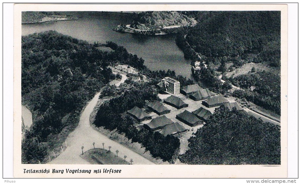 D4404    GEMÜND : Teilansicht Burg Vogelsang Mit Urfisee - Bitburg