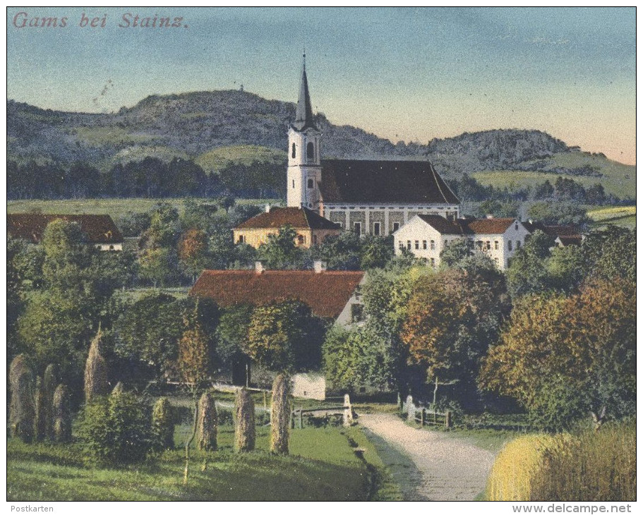 ALTE POSTKARTE GAMS BEI STAINZ STEIERMARK PANORAMA Österreich Austria Autriche Cpa Postcard AK Ansichtskarte - Stainz