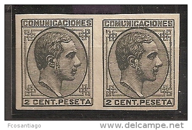 ESPAÑA 1878 - Edifil #190es Sin Dentar - MNH ** - Neufs