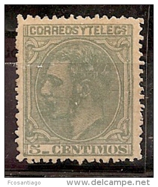 ESPAÑA 1879 - Edifil #201 - MLH * - Unused Stamps