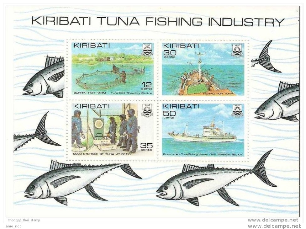 Kiribati 1981 Tuna Fishing Souvenir Sheet MNH - Kiribati (1979-...)
