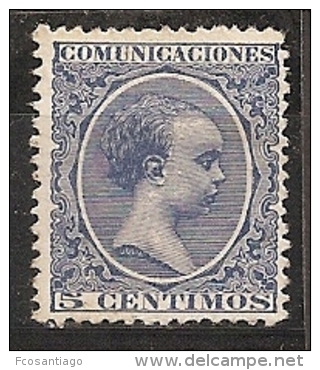 ESPAÑA 1889/99 - Edifil #215 Sin Goma (*) - Nuevos