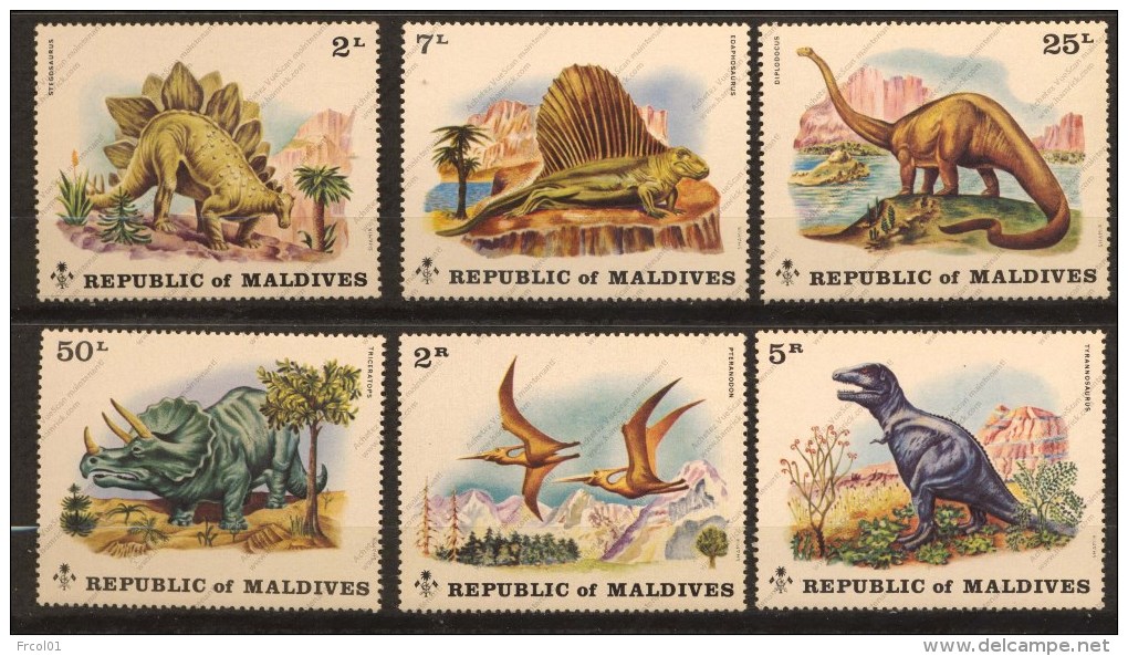 Maldives, Yvert 376/381, Scott 389/394, MNH - Maldiven (1965-...)