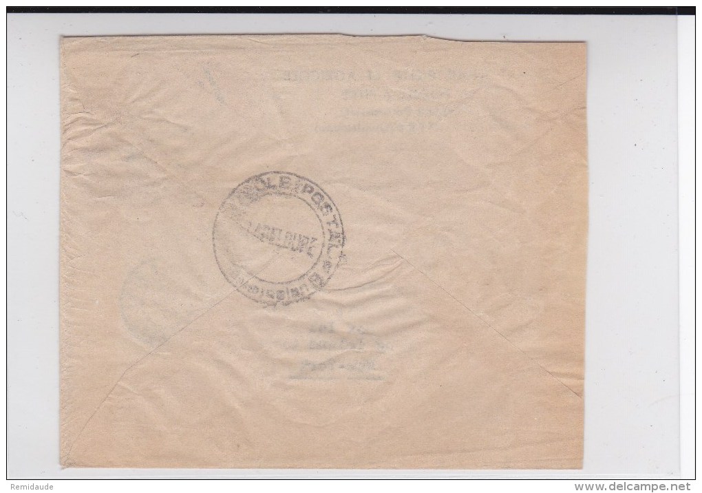 GUADELOUPE - 1945 - ENVELOPPE Avec CENSURE (AU DOS) De POINTE à PITRE Pour NEW-YORK - Lettres & Documents