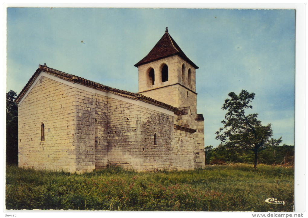 MONTPEZAT De QUERCY. - L'Eglise Romane De Saux.  CPM - Montpezat De Quercy